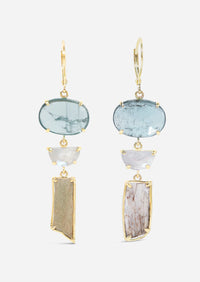 Soft Knock Moonstone Earrings