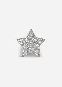 Star Threaded Flat Back Earring | Single