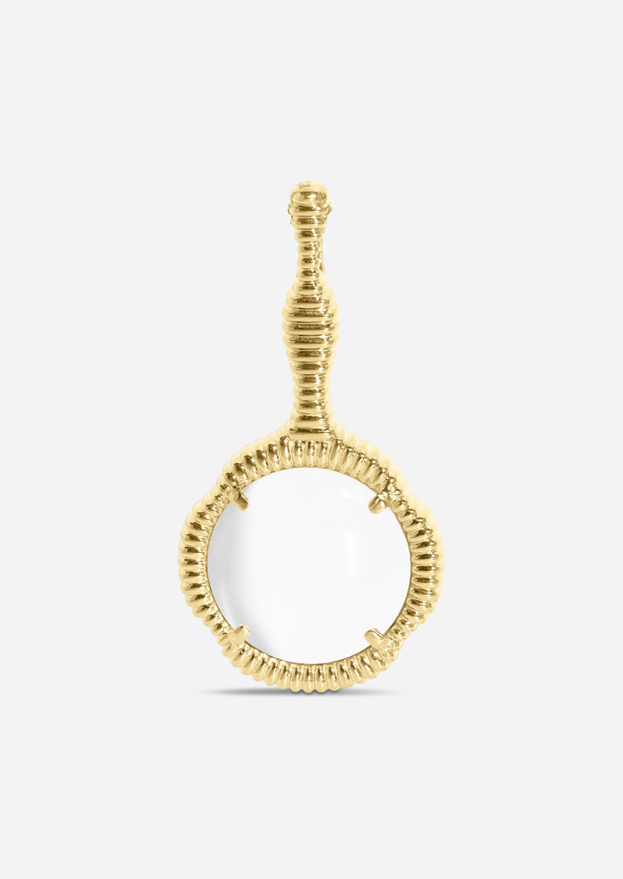 Stepping Stone Magnifying Glass Pendant
