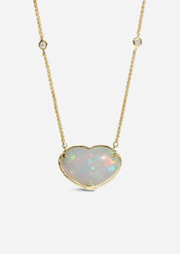 Still Heart Diamond Necklace