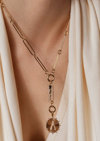 Trombone Lariat Necklace