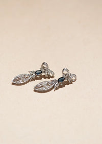 Noir Bow Earrings