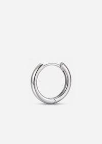 Large Gold Lock Hoop
