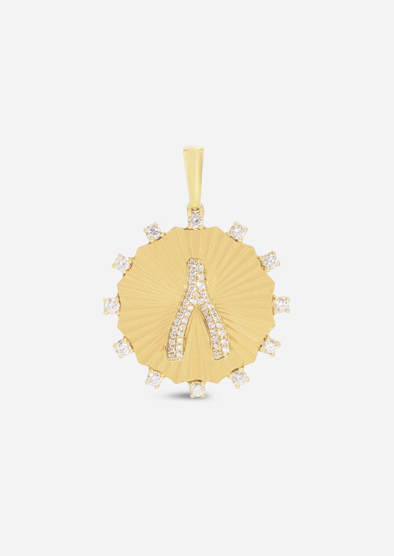 Wishbone Medallion Charm