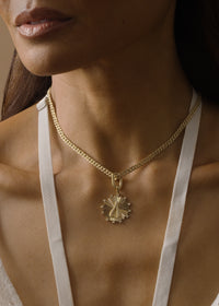 Wishbone Medallion Charm