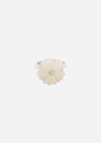 Lotus Flower Ring - Opal