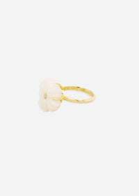 Lotus Flower Ring - Opal