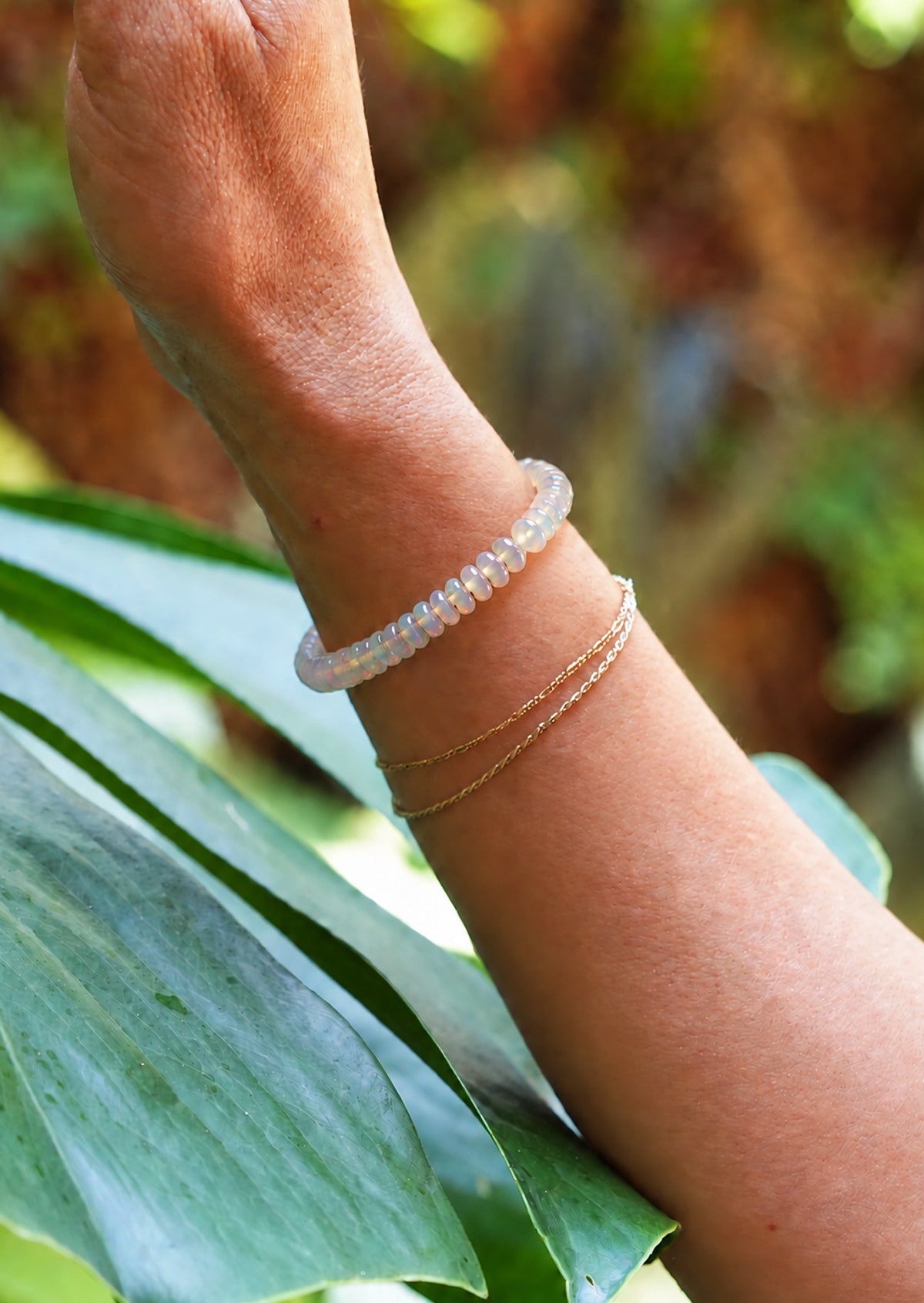 Opal Heishi Bracelet