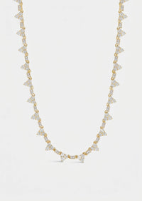 Pyramid Tennis Necklace