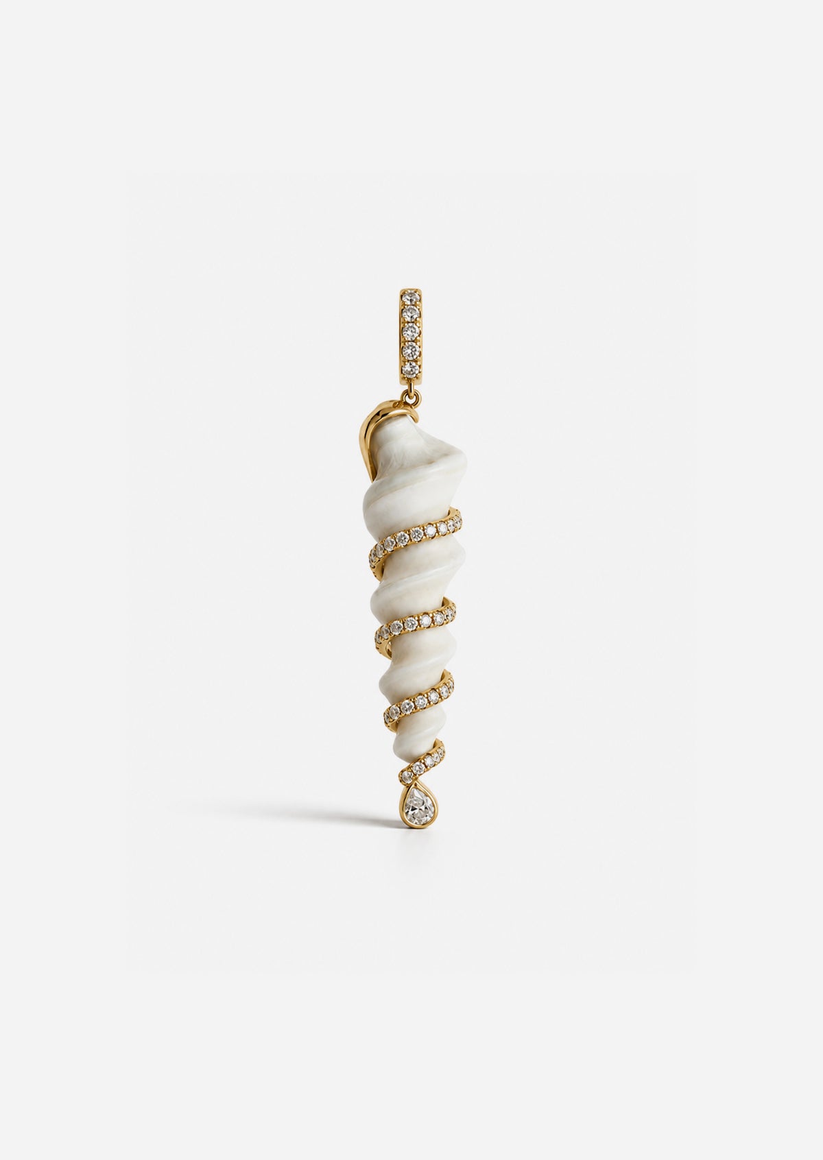 Spiral Shell Charm