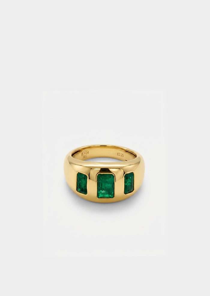 Emerald Expansion Ring