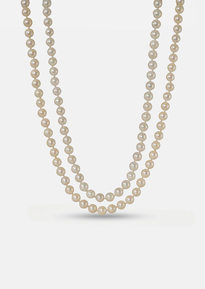 Gilded Pearl Necklace