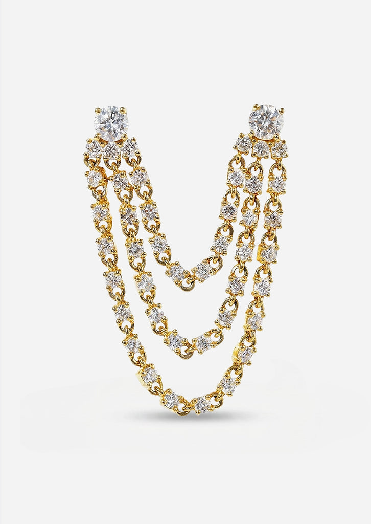 Harper Diamond Loop Earring