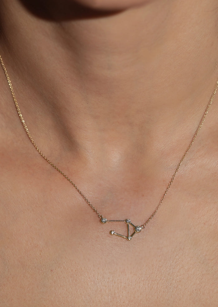 Libra Zodiac Necklace