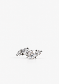 Lure Threaded Flat Back Earring