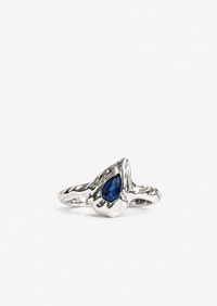 Sapphire Erode Pinky Ring