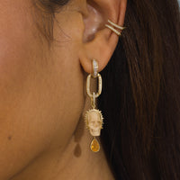Diamond Oval Link Charm Connector