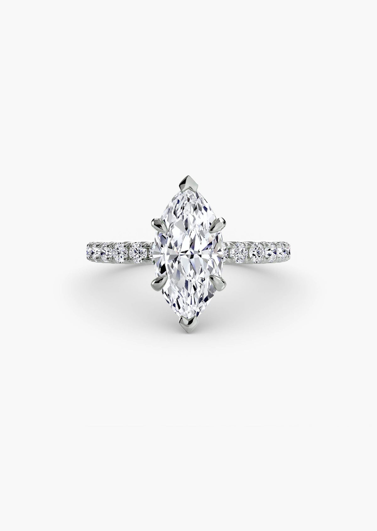Solitaire with Pavé 6