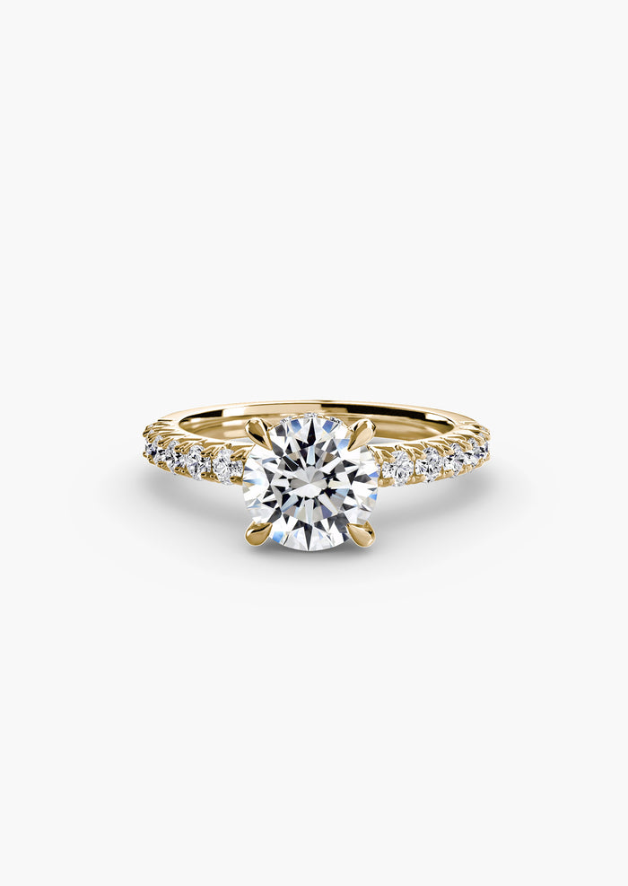 Solitaire with Pavé 6