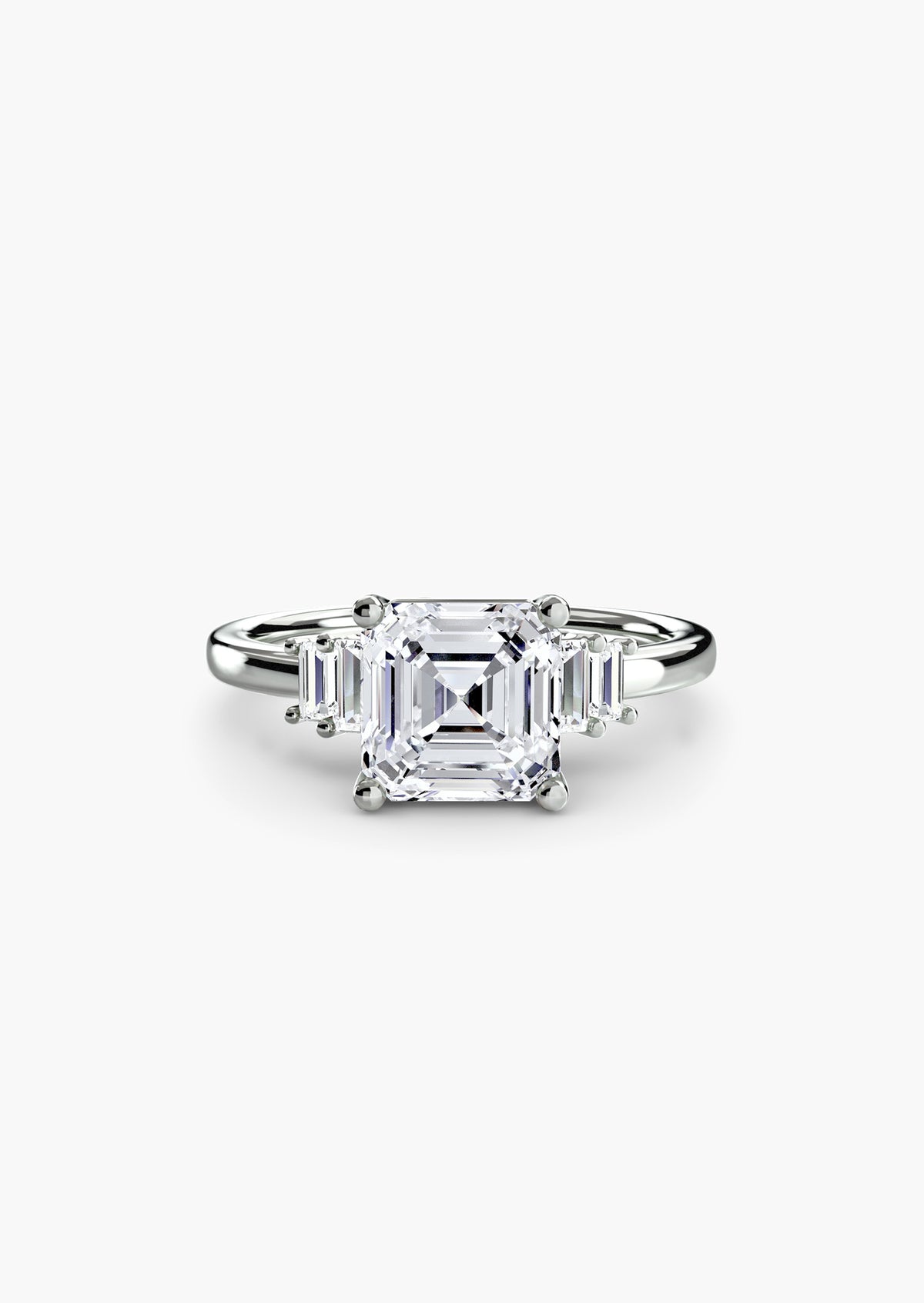 Baguette Accent Solitaire