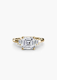 Baguette Accent Solitaire