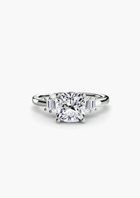 Baguette Accent Solitaire