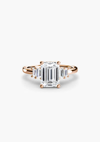 Baguette Accent Solitaire