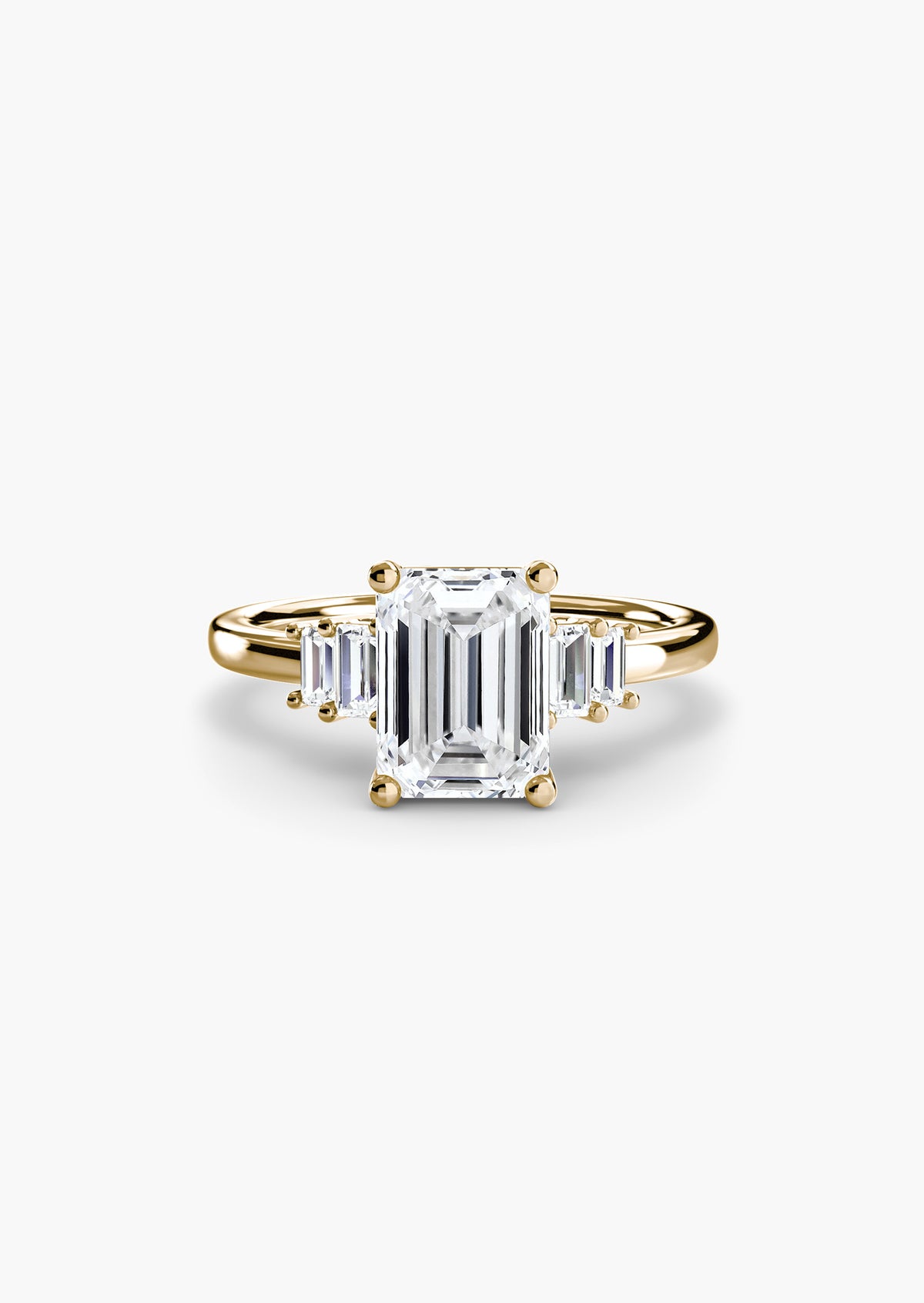 Baguette Accent Solitaire