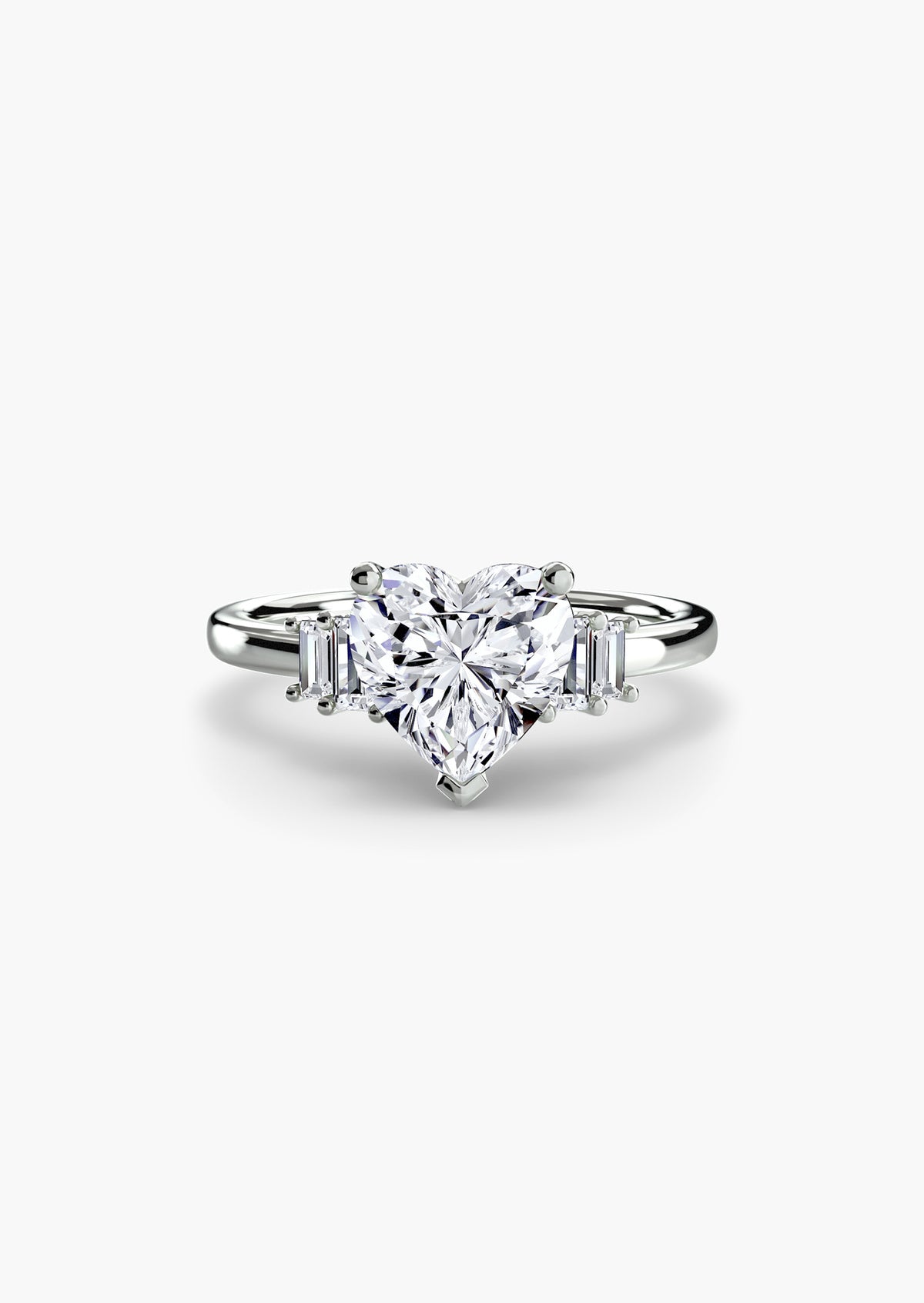 Baguette Accent Solitaire