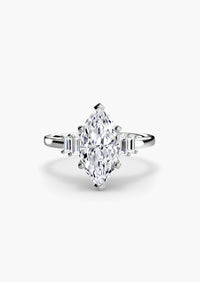 Baguette Accent Solitaire