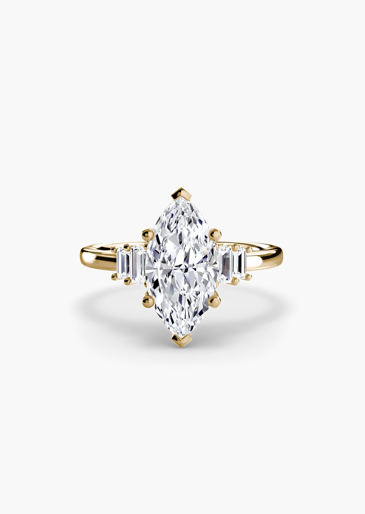 Baguette Accent Solitaire