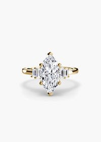 Baguette Accent Solitaire
