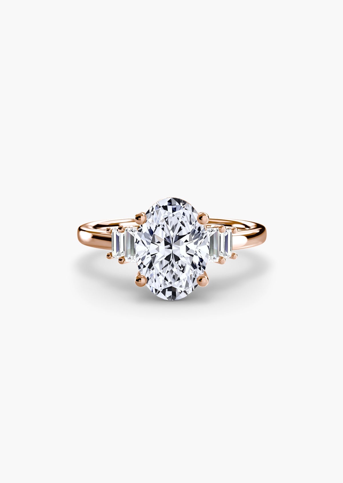 Baguette Accent Solitaire
