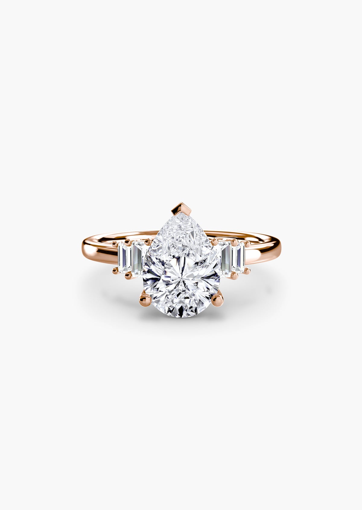 Baguette Accent Solitaire