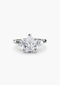 Baguette Accent Solitaire