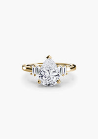 Baguette Accent Solitaire
