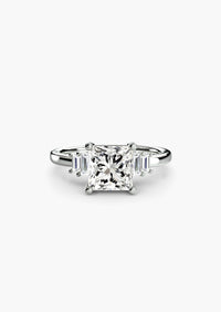 Baguette Accent Solitaire