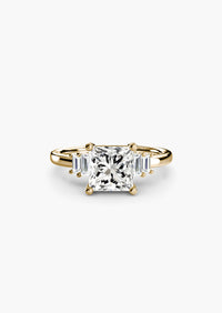 Baguette Accent Solitaire