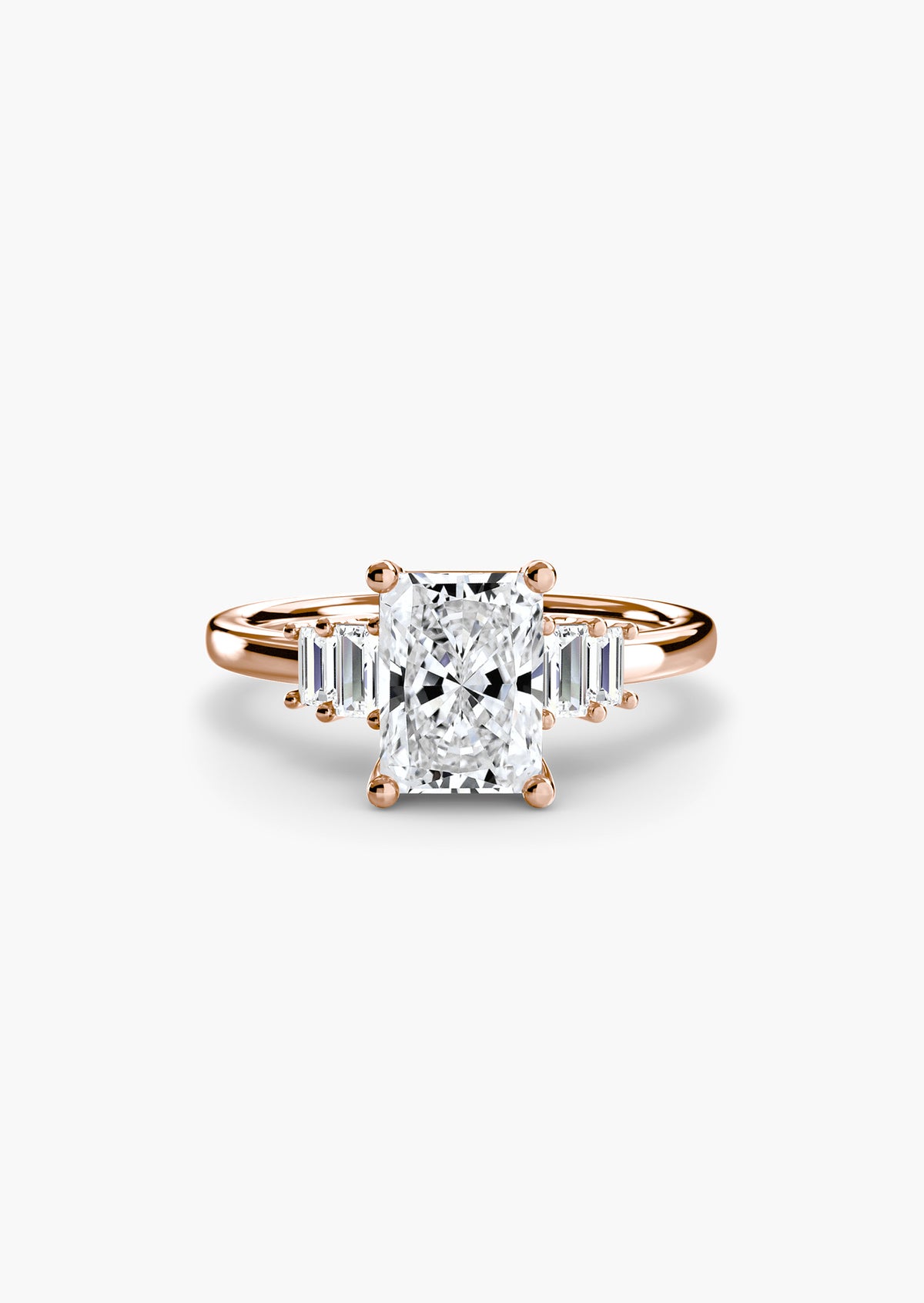 Baguette Accent Solitaire
