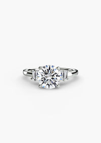 Baguette Accent Solitaire