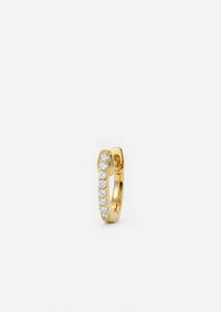 Small Diamond Huggie Hoop