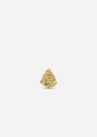 Laughing Buddha Threaded Flat Back Earring