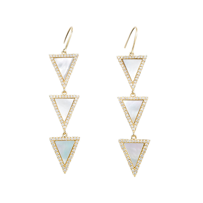 Chrysler Mother of Pearl Earrings