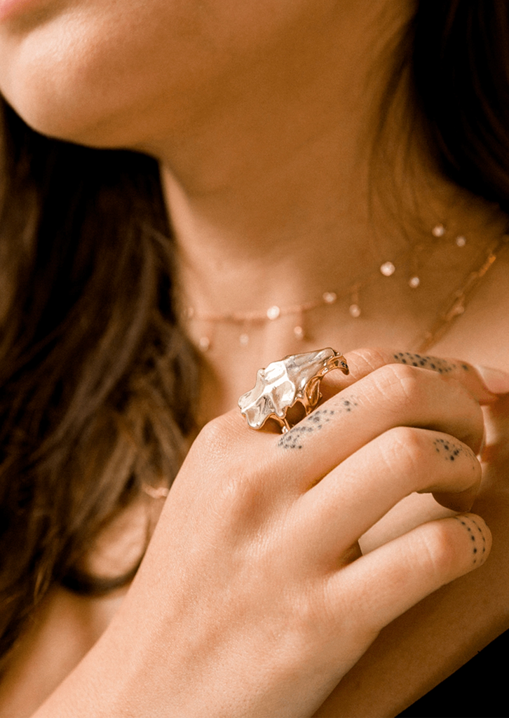 Coypu Skull Ring