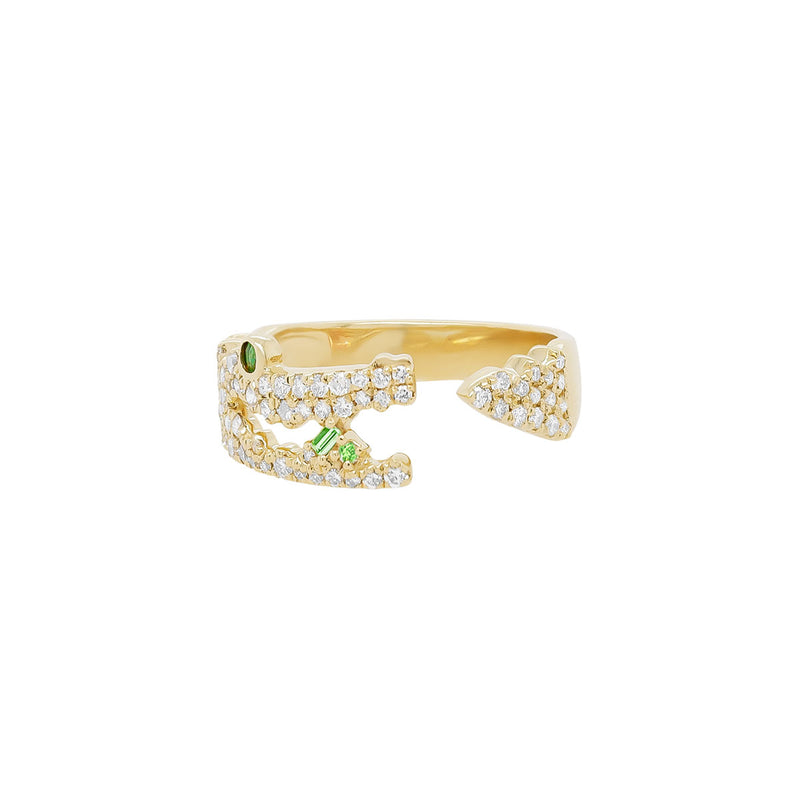 Diamond Gator Ring | 2.7GMS .45CT