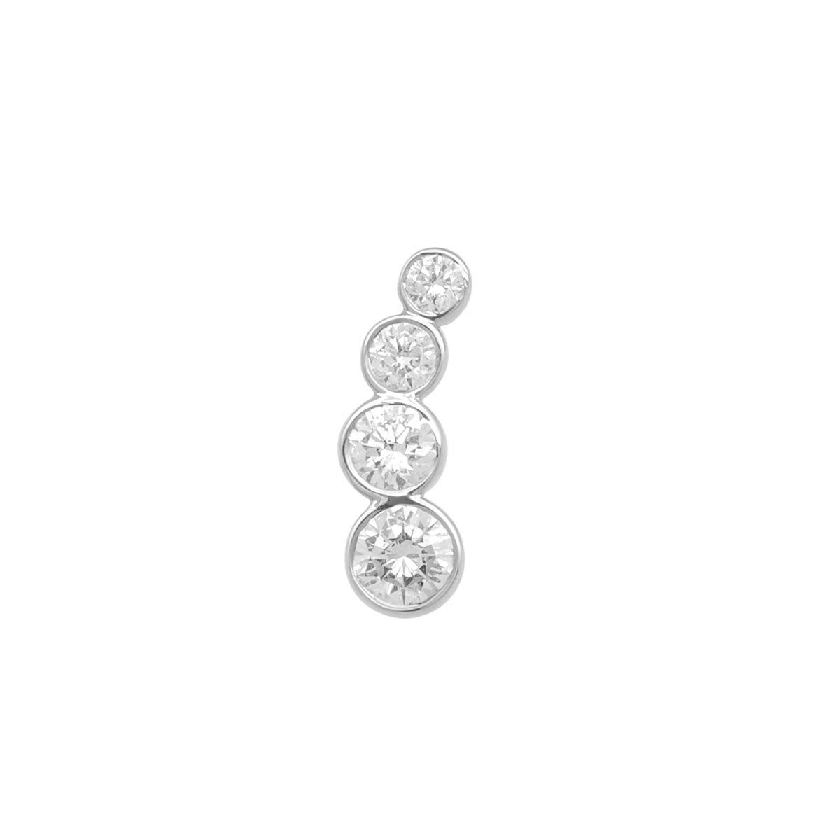 Diamond Crawler Earring | .7GMS .37CT | Single - Porter Lyons