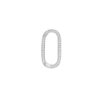 Diamond Oval Link Charm Connector | 0.90GMS 0.20CT - Porter Lyons