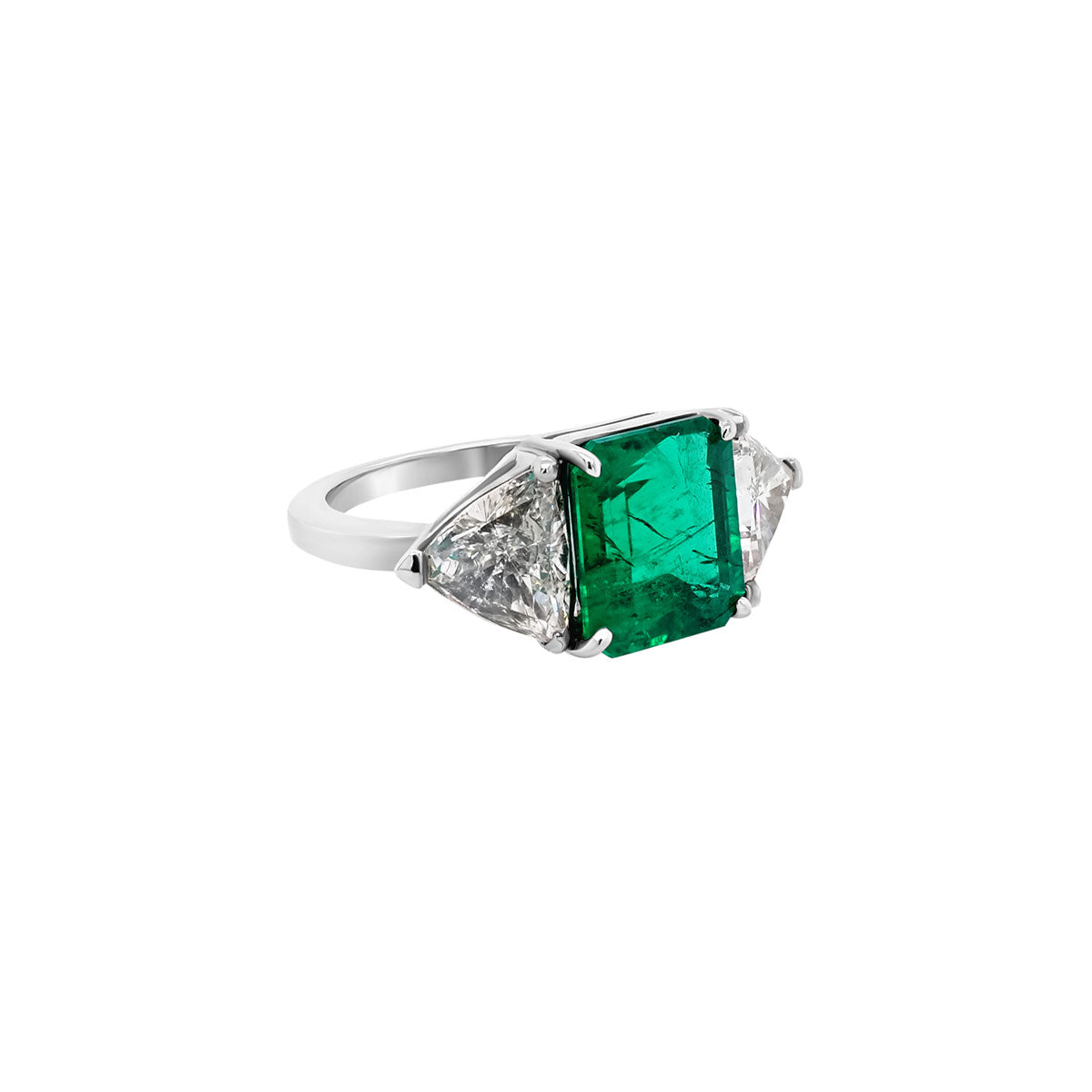 Emerald Trilogy Ring | 3.55GMS 4.55TCW