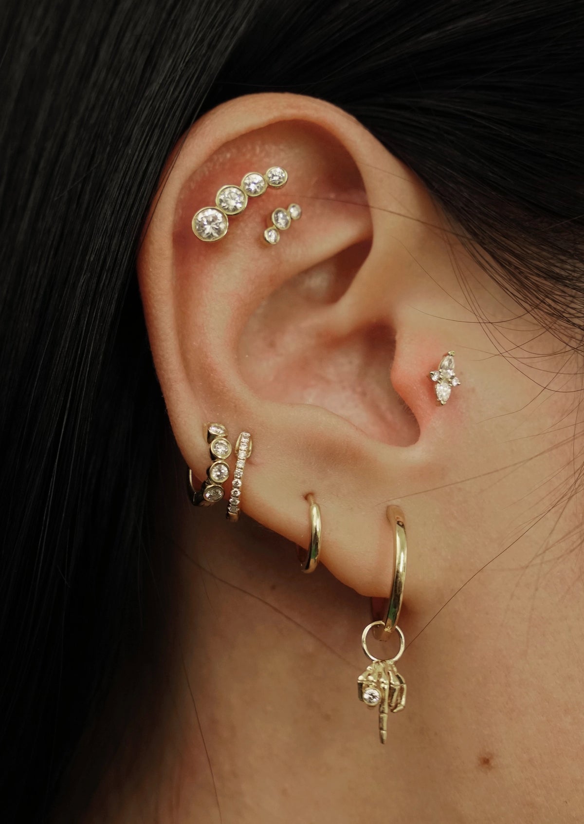 The Finger Skeleton Hand Charm