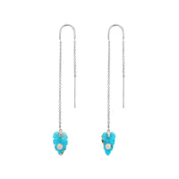 Ma'at Feather Drop Earrings